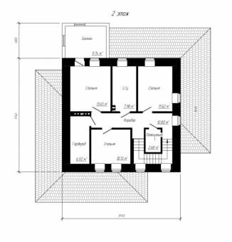 Проект дома с гаражом